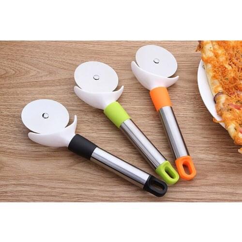 1PC Stainless Steel Pizza Wheels Cutters Multifunction Cake Pizza Cutters Brand Kitchen Cooking Tools Pizza Wheels Tool KX 244