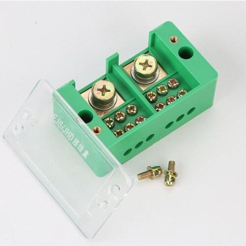 1pcs The Junction Box of Two in Six Out Terminal Block Has Good Insulation And High Temperature Resistance