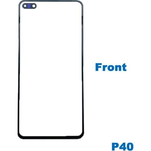 20Pcs\lot For Huawei P40 ANA-LNX9 ANA-LX4 ANA-NX9 Front Touch Panel LCD Display Outer Glass Lens Replacement Screen