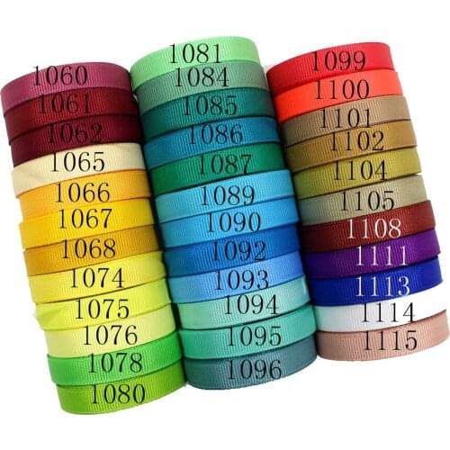3/8‘’ 10mm,10yards Wholesale solid color grosgrain ribbon bow gift wrap wedding birthday Christmas decoration ribbons