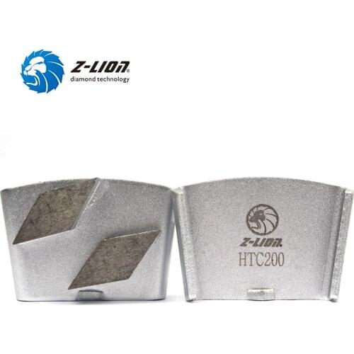 Z-LION HTC Diamond Grinding Blade Disc Snap Joint Grinding Block Segment Diamond Trapezoid Concrete Floor Coarse Polishing