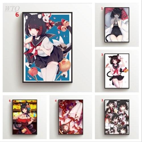 Azur Lane Yamashiro Anime Posters Wall Poster Canvas Painting Wall Decor Posters Wall Art Picture Room Decoration Home Decor