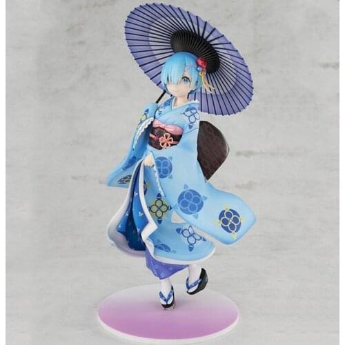 Anime Re:Life In A Different World From Zero Rem Action Figure Kimono Ukiyo-e 1/8 COS PVC Collection Model Toy Decoration Gift