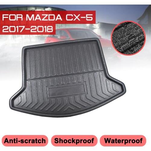 Car Floor Mat Carpet Rear Trunk Anti-mud Cover For Mazda CX-5 2017 2018