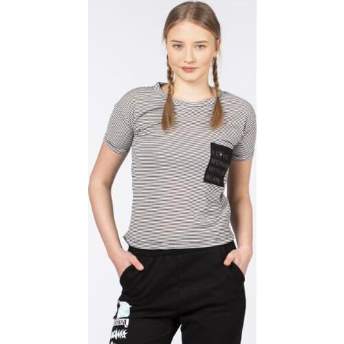 Barels And Oil Womens Striped T-shirts