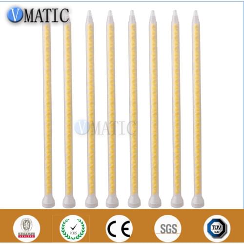 Free Shipping Two Component Cartridge Nozzle Plastic Tube Element Epoxy Resin Glue Pupe Mixing Silicone Static Mixer MS08-32