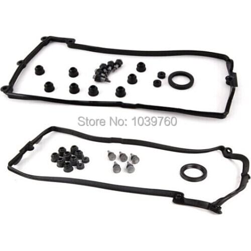 Free shipping new Left + Right side Valve Cover Gasket for BMW X5 E53 E70 E60 E65 540i 545i 550i 645Ci 11127513195+11127513194