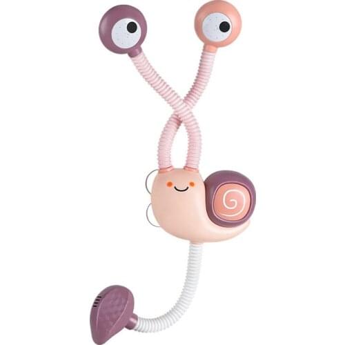 Baby Water Spray Bath Toys Cute Snail Bathing Toys Play Water Spraying Children Shower Floating Toys for Children Gifts