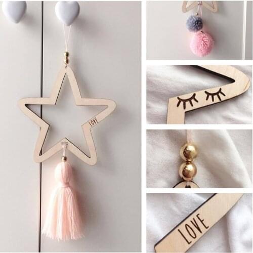 Fowecelt Baby Room Decoration Accessories Nordic Decor for Childrens Kids Girls Room 2021 Cartoon Wall Hanging Original Gifts