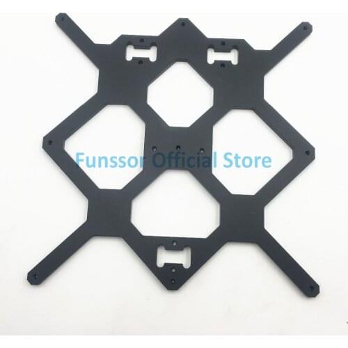 Funssor Black color Reprap Prusa i3 MK3 Aluminium bed support For DIY Prusa i3 3D Printer