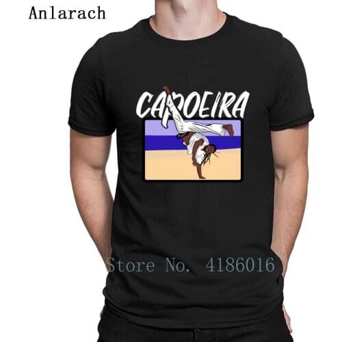 Capoeira Brazilian Dancer Sport T Shirt Standard Crew Neck Graphic Design Summer Style Short Sleeve Humor Vintage Shirt