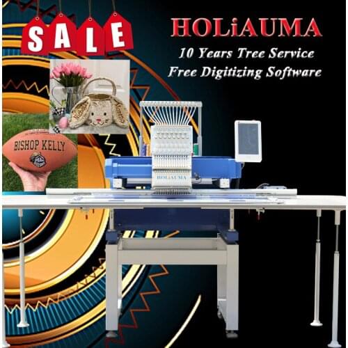 Best dahao single head computer embroidery machine similar to brother embroidery machine with 10 years service guaranteed