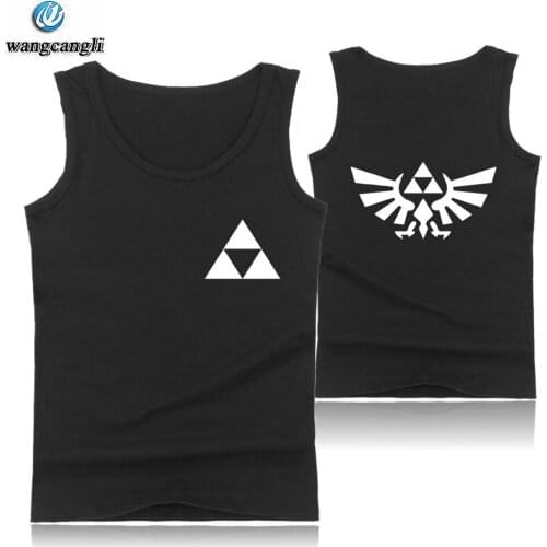 The Hyrule Fantasy Printed Tank Top men fitness summer vest bodybuilding Sleeveless Shirt Breath of the Wild tank tops clothes