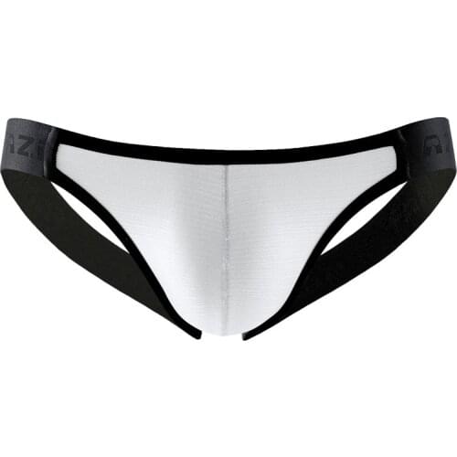 2021 Mens Breathable Seamless Underwear Jockstrap Sexy Double Underwear G-Strings&Thongs Male Sexy Buttocks Hollow Briefs
