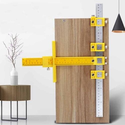 ZK30 Detachable Hole Punch Jig Tool Center Drill Bit Guide Set Sleeve Cabinet Hardware Locator Wood Drilling Woodworking Tool