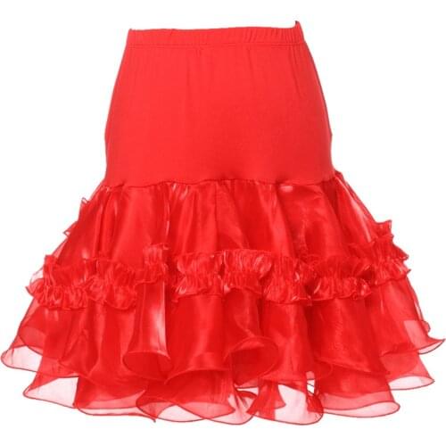 New Womens Latin Dance Skirt Professional Adult Dance Short Skirts Sexy Square Dancing Costume Tango Samba Rumba Salsa Dress