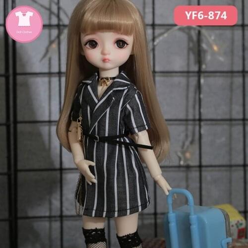 1/6 BJD Clothes Girl body RC body BJD Seno Dress Beautiful Doll Outfit Accessories luodoll Oueneifs chinabjd dropshipping