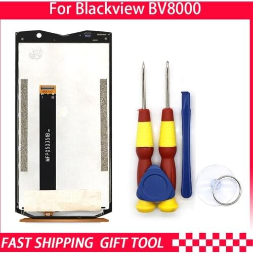 100% Original Blackview BV8000 Pro LCD Display + Touch Screen Assembly For Blackview BV8000 BV8000pro Tools+3M Adhesive