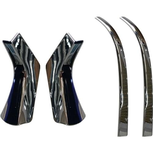 Car Rear View Mirror Trim Sequins Rear View Mirror Decoration Strips Cover for Toyota Alphard Vellfire 30 2016-2019