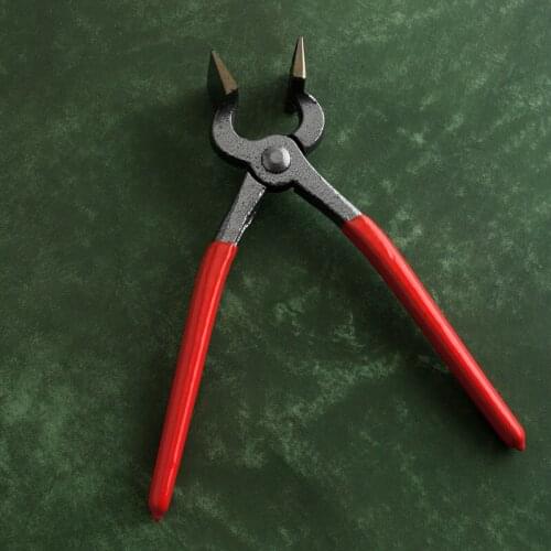 Leather Craft Flatten Pliers, 45mm Edge Plier Multifunction Adjustment Press Flatten Plier Clamp for DIY Leather Belt Bag Making