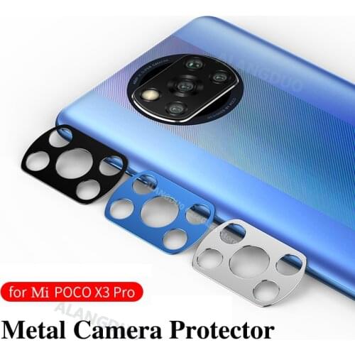 Poco X3 Pro Metal Camera Lens Protector Glass for Xiaomi Poco X3 Pro Screen Protectors Case for poco x3 NFC camera Ring glass