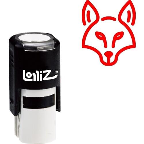 LolliZ Fox Self-Inking Rubber Stamp - Modern Symbol Series