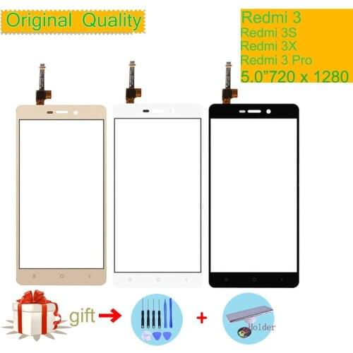 For Xiaomi Redmi 3 Redmi 3S 3 Pro 3X Touch Screen Digitizer Touch Panel Sensor Front Outer Glass Redmi 3S Touchscreen