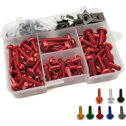 Universal Motorcycle Fairing Bolts Nuts Kit Body Fastener Clips Screw For Yamaha Tenere 700 TENERE XT1200Z SUPER TENERE FZ600