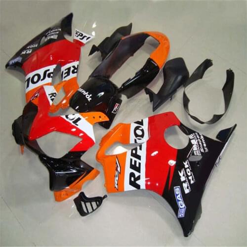 High in 04 05 06 07 CBR600 F4I 2004 2007 ABS orange red black Fairings set+gifts Injection mold Fairing Kit for CBR600F4I