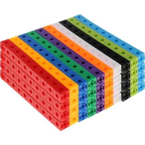 10 Colors 400pcs Math Manipulative Mathlink Cubes Early Math Skills kids educational toys