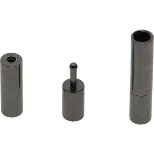 10pcs 2mm Bayonet Push Clasps Leather Cord End Connectors for Jewelry Making