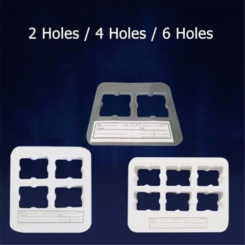 100pcs/Lot Dental X-ray Film Clip 2 Holes 4 Holes 6 Holes Dental Film Clip Holder Film Mount Oral Material Film Cover