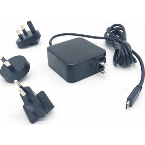 65W QC 3.0 quick charge USB TYPE-C EU KC UK US AU 5V/9V/12V/15V/20V DC wall adapter fast charger adapter for Phone laptop