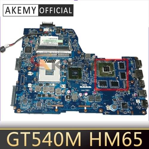 AKEMY K000121720 PHQAA LA-6831P Laptop Motherboard For Toshiba satellite P750 P755 GT540M HM65 DDR3 Main Board works