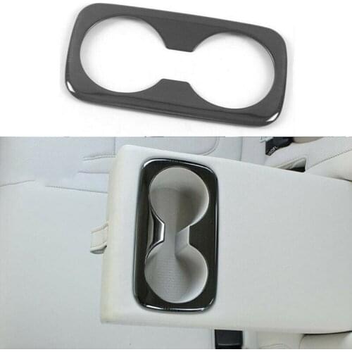 Car Rear Armrest Box Water Cup Frame Rear Seat Water Cup Frame Cover Trim Water Cup Frame for Hyundai Tucson 2021-2022