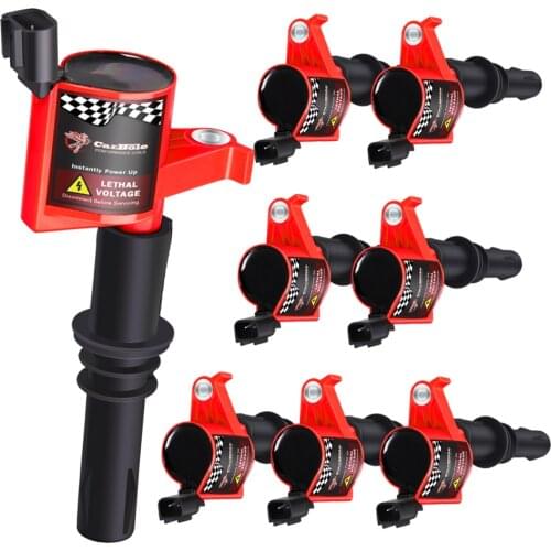 CARBOLE 8 pcs High Performance Ignition Coils For Ford Lincoln MERCURY 4.6 5.4L V8 2004-2008 DG511GH