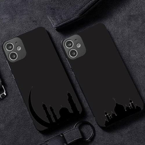 Muslim mosque Moon Phone Case for iPhone 12 11 mini pro XS MAX XR 8 7 6 6S Plus X 5S SE 2020