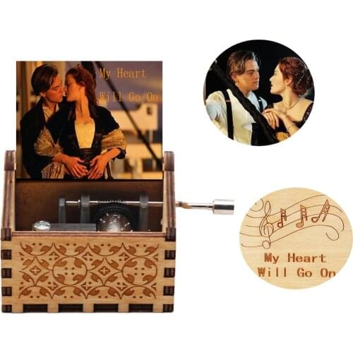 Jurassic Park Music Box You Are My Sunshine Wooden Hand Crank Music Christmas Gift Birthday Gift New Years Gift Dropshipping