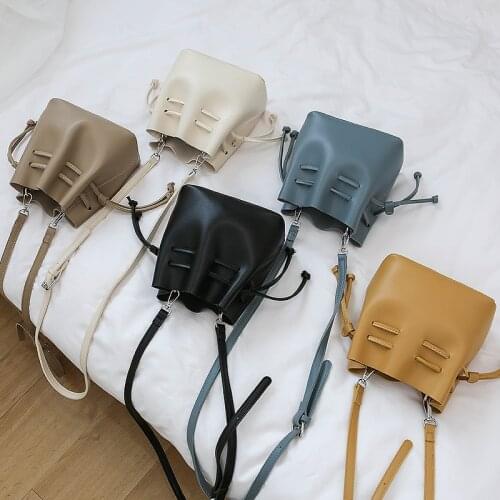 Designer Pu Leather Womens Handbags Good Casual Ladies Tote Female Black Bucket Women Shoulder Crossbody Bag