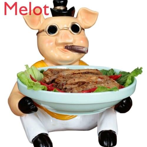 Year of the Pig Creative Special Dry Ice Smoking Tableware Hotel Wedding Outdoor Artistic Plate AinnerPlates