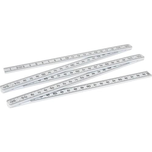 1 Meter Slide Five-Parts Fold Up Rulers Folding Versatile Inside Reading Carpenters Ruler Education Meter