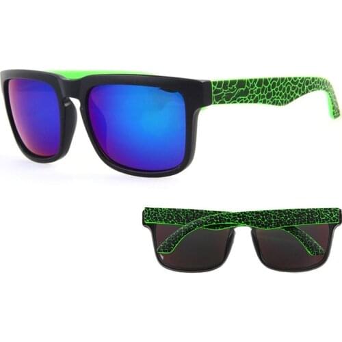 Sunglasses KEN BLOCK Mens and Women Brand Designer Sun glasses Reflective Coating Square Spied For Men Rectangle Eyewear gafas
