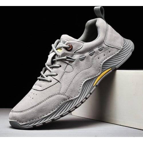 Men Sneakers Handmade Casual Leather Men Shoe Quality Leather Shoes Men Hot Sale Moccasins Tooling Shoes