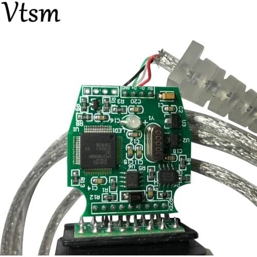 Single Cable Mini-VCI J2534 FOR TOYOTA TIS Techstream V12.00.127 Diagnostic Cable MINI VCI With FT232RL Chip Free Ship