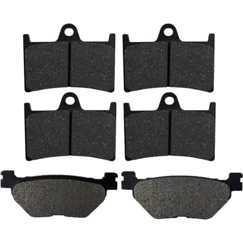 Motorcycle Front and Rear Brake Pads for YAMAHA T-Max 530 XP530 TDM900 XT1200Z FJR1300A FJR1300 XV1900 XV1700 Super Tenere Black