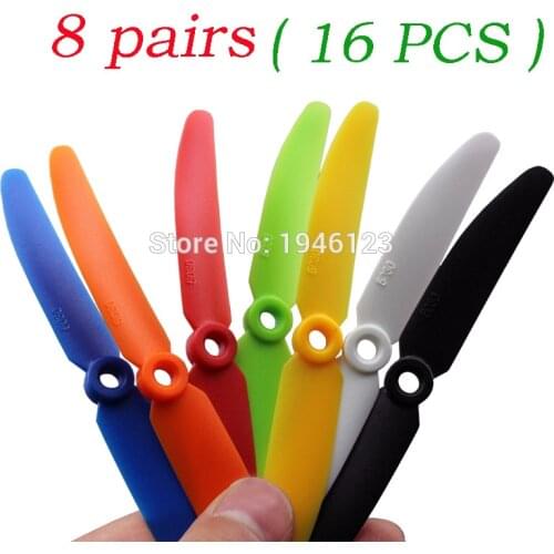 8 Pair 5030 Propeller Nylon 5x3 Prop CW CCW for Quadcopter QAV250 FPV Props