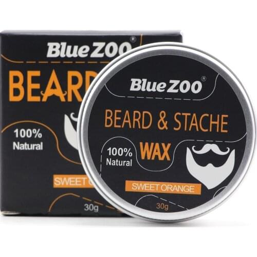 NEW 100% Organic Natural Beard Care Wax Balm Men Beard Care Styling Moisturizing Effect Beard Conditioner TSLM2