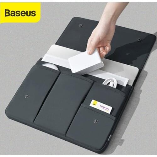 Baseus Laptop Bag for Macbook Pro 13 15 inch Case Tablet Sleeve Notebook Cover for Macbook Air Ordinateurs Portables Accessories