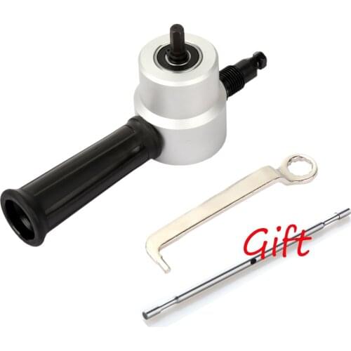 Nibble Metal Cutting Double Head Sheet Nibbler Hole Saw Cutter Drill Tool Attachment Repair Tools +Arbor Accessory Gift