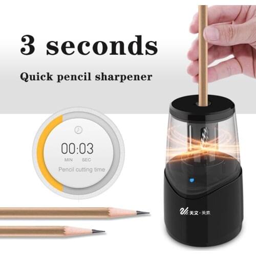 Usb 8010 Charging Electric Pencil Sharpeners Mechanical Electronic Pencil Sharpener For School Gift Stationery Art Supplies